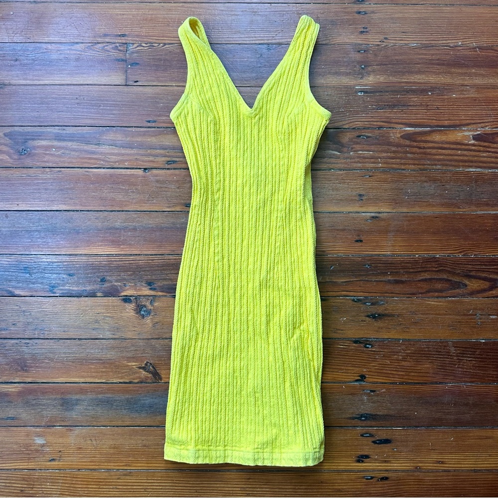 Vintage 90s Studebaker sleeveless bodycon dress 9/10